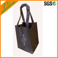 eco reusable custom made bottle wine holder bag